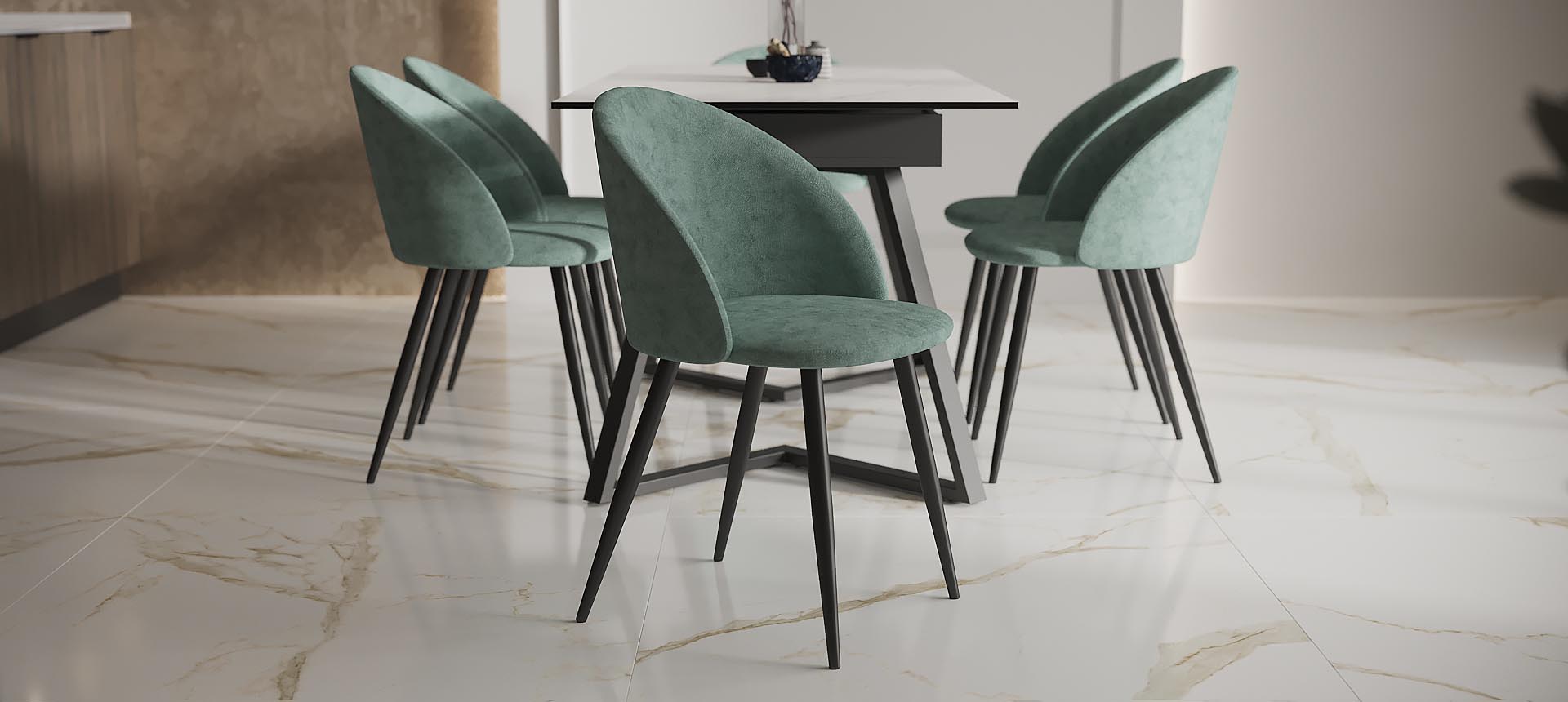 шенилл NIAGARA цвет Turquoise